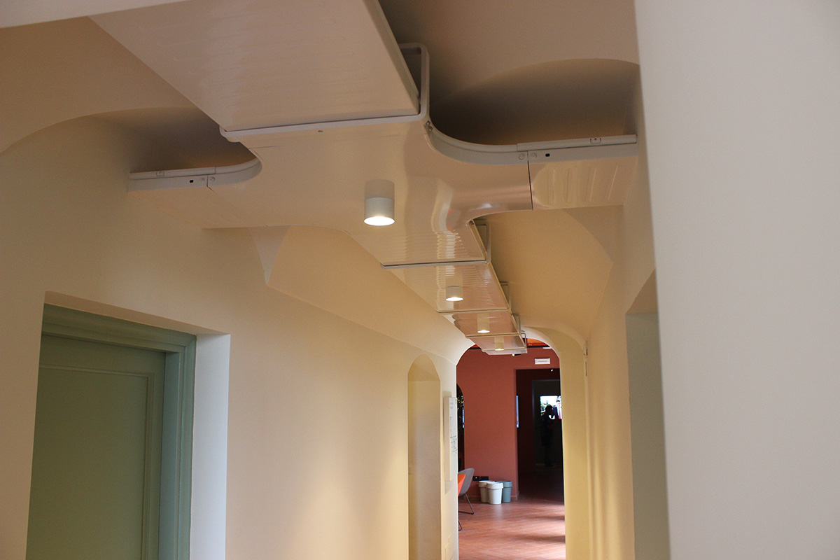 Canaline portacavi Gamma-P BTicino installate da TEC a Palazzo Biscari