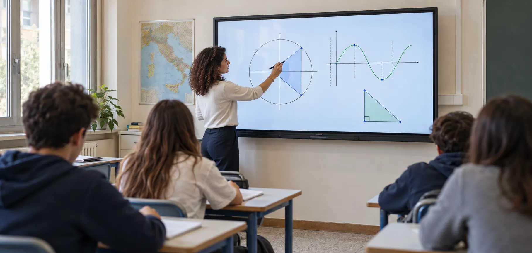 Lavagna interattiva in aula